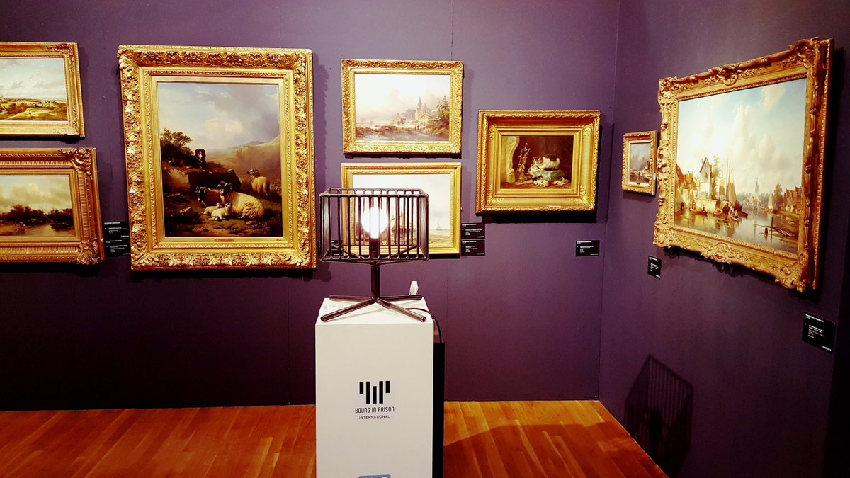 stichting_yope's tweet photo. Thanks for having us last night @ChristiesInc Amsterdam Lates! The #FreedomLamp will be on display 'til Tues 13.06.17. https://t.co/2gKXrIyE2b