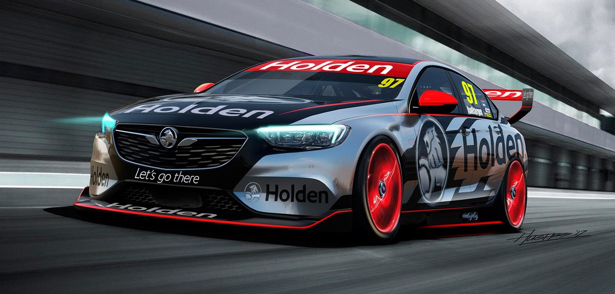 HoldenMsport's tweet photo. First concept image of the next-gen @holden_aus Commodore, to debut in 2018 @supercars C’ship!
#HoldenMotorsport #Holden #LetsGoThere #VASC https://t.co/KQHdgEz2a2