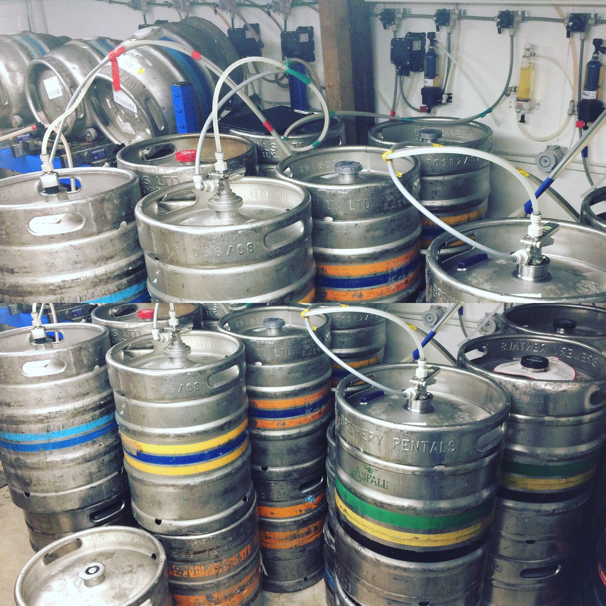 Supplies have started arriving 😊👍 🍺🍾#cellarspace 😳 #gettingready #2daystogo #10June #beer #bubbles #bands #localpub #chesham #thechilterns