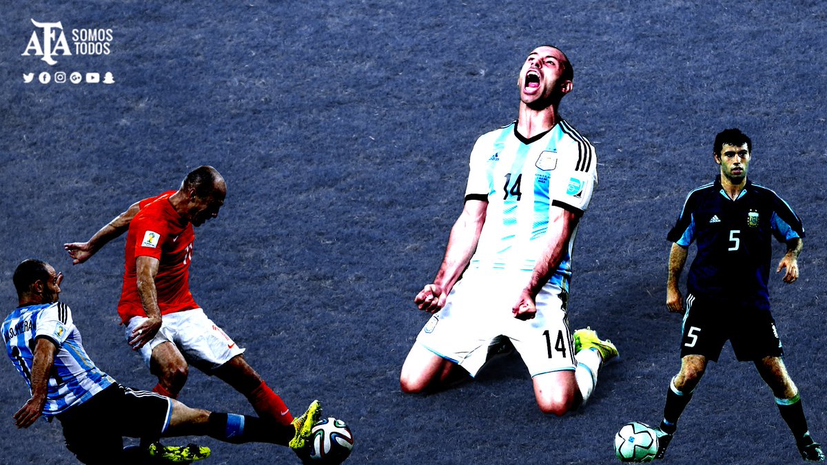 Argentina's tweet photo. ¡Feliz cumple, @Mascherano! Gracias por defender los colores con alma y vida 🇦🇷⚽ https://t.co/iWoDaRxggO
