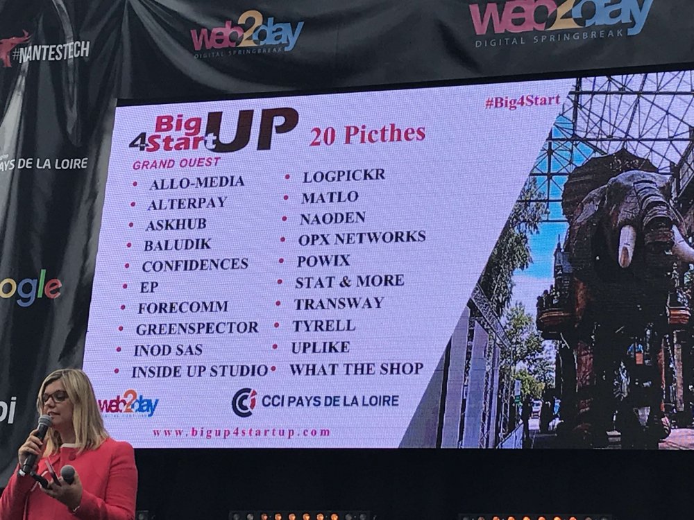 web2day's tweet image. Annonce des 20 startups gagnantes de @Big4Start qui pitcheront dès demain devant des grands groupes ! #ExterieurW2D #Web2Day #GCW2D