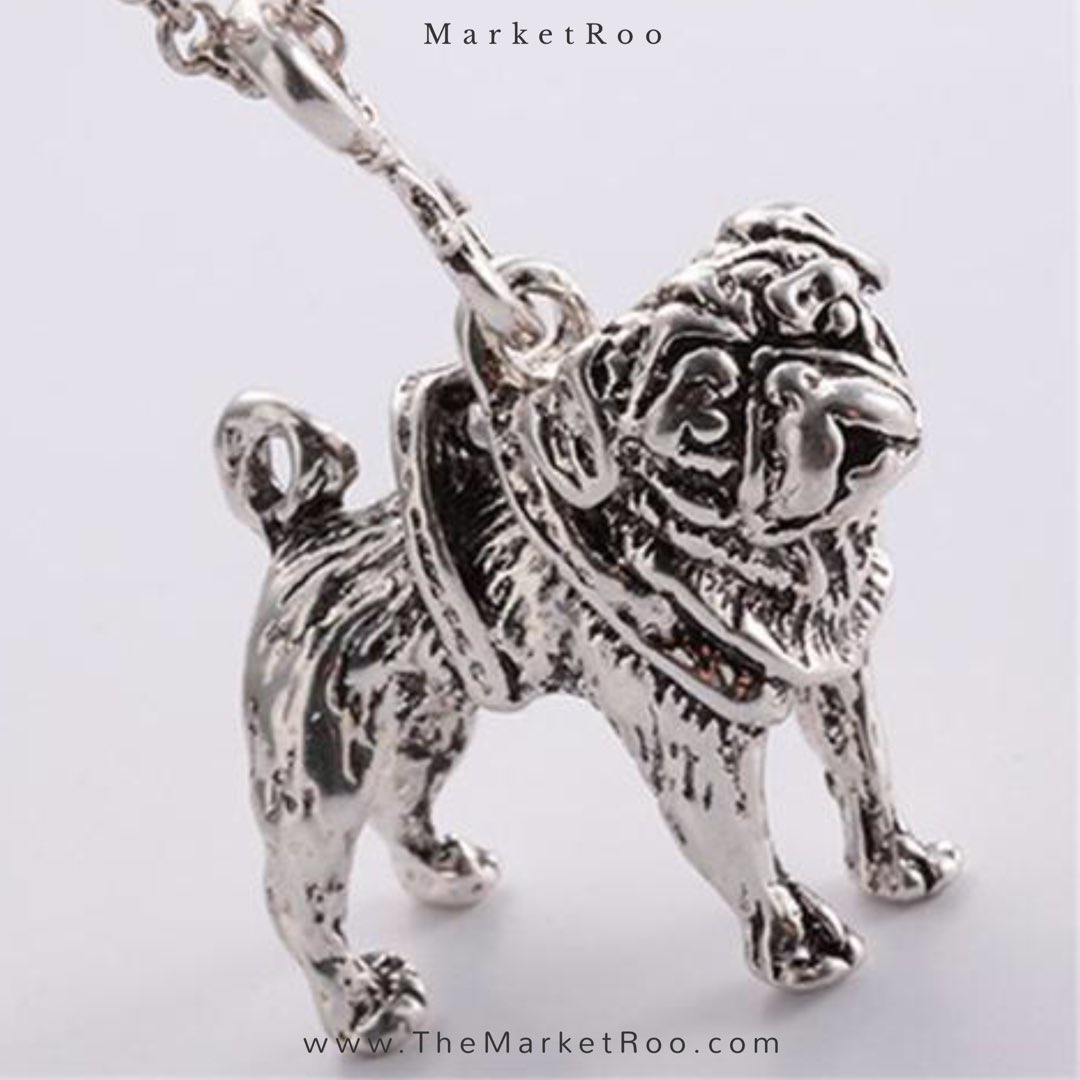 marketroo's tweet photo. Vintage Fashion Necklace comes with a Pug Pendant, is made from Zinc Alloy and has a length of 45cm.

MarketRoo | https://t.co/RKDbR3GgLD https://t.co/TdxTfgMIz2