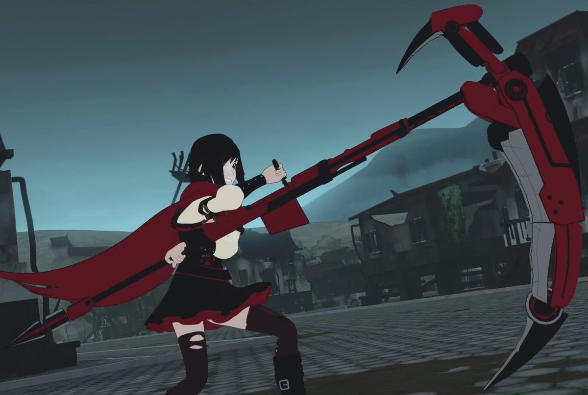 ふしぁな Pa Twitter Rwby ルビー ローズ 知り合いから勧められたのでrwbyを見てみたらまんまとハマった一因のキャラ まずトレイラーの演出がめちゃくちゃかっこいい 赤ずきんが元ネタで薔薇色のキャラクターとか厨二病感ありまくりだし武器も鎌から変形するスナイパー