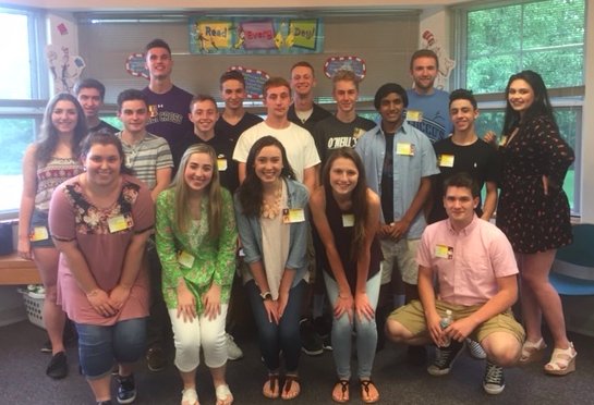 UMAHS Seniors who attended Roberts Elementary celebrated their reunion yesterday before they graduate on Monday! #oncearaccoonalwaysaraccoon