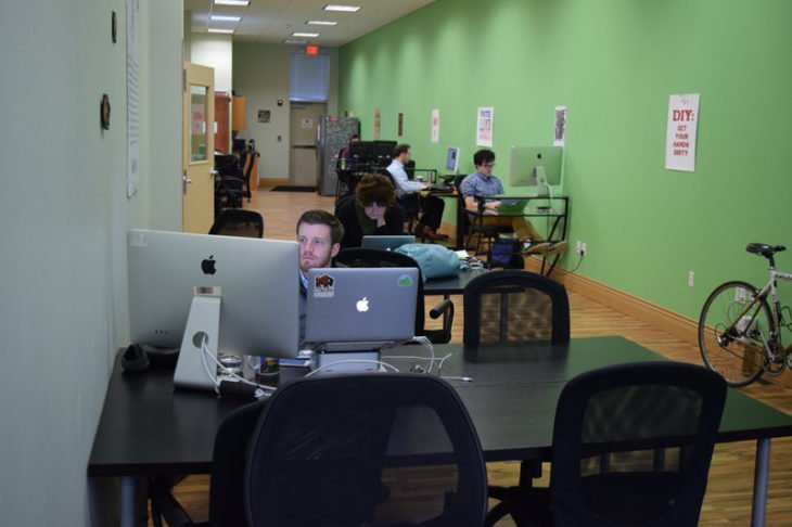 coworkbuffalo's tweet photo. Thanks for the stopping in! 

Taking Cowork Buffalo for a Test Drive via @BuffaloRising https://t.co/q2W7YQoNBu https://t.co/pvMObi3O1a