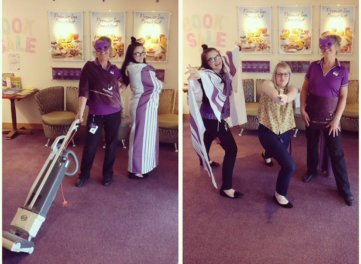 Not all superhero's wear capes, they wear shower curtains and bed throws?! #teamrugeley Superhero winners, Cathy and Jayne! <a href="/wanny_8/">Mark Wanless</a>  😂😂