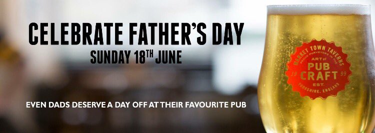 bearandbillet's tweet image. It's just around the corner... what better way to treat your dad this Father's Day...!