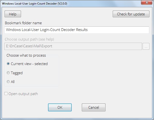 SimonDCKey's tweet photo. Up'd V2 Windows Local-User Login-Count Decoder #EnScript @EnCase #DFIR #InfoSec #CyberSecurity https://t.co/4oRwjefT4P https://t.co/UvUL3ZGw46