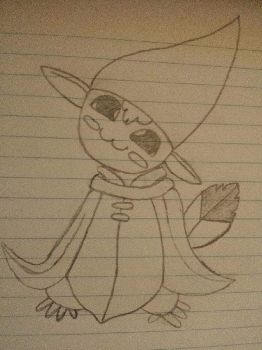 I drew a Picori. <a href="/ArtsieRosie/">RosieRoux 💖 (Follow me anywhere else)</a> #Zeldathon