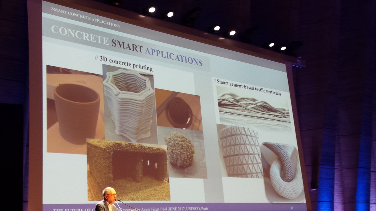 ClaudeLorea's tweet photo. My last tweet from #Cement2017 congratulations @Cement2017 team! Few pictures showing how #cement #concrete future looks like! #Smart! 200y! https://t.co/8bwTmB69QW