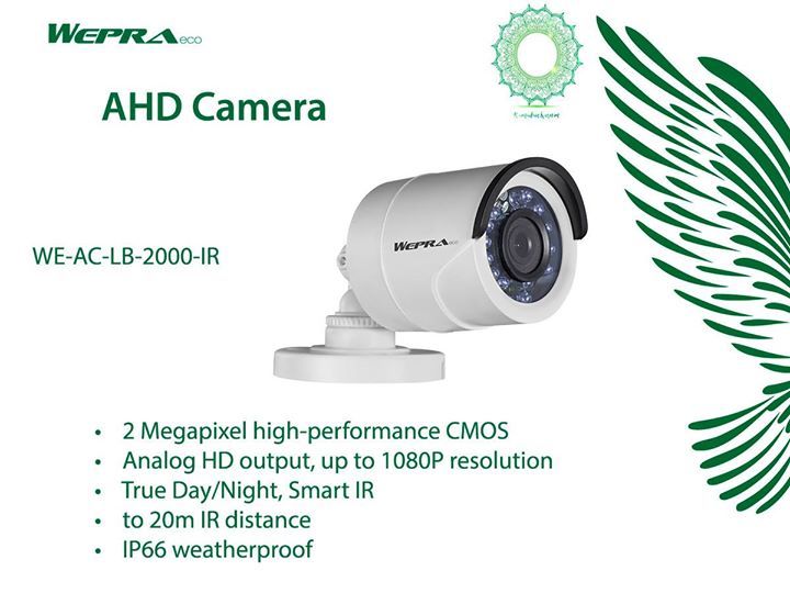 WEPRAproducts's tweet image. AHD 1080p Camera
WE-AC-LB-2000-IR
#WEPRAECO
#FULL_HD