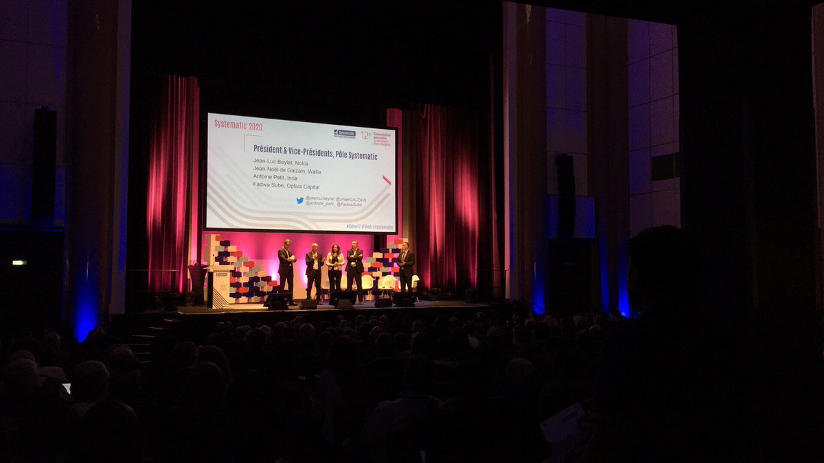 Partagerlaville's tweet photo. L'Open Innovation au cœur du @Pole_Systematic #WeAreSystematic #Conv17 https://t.co/xqM7pqyecp