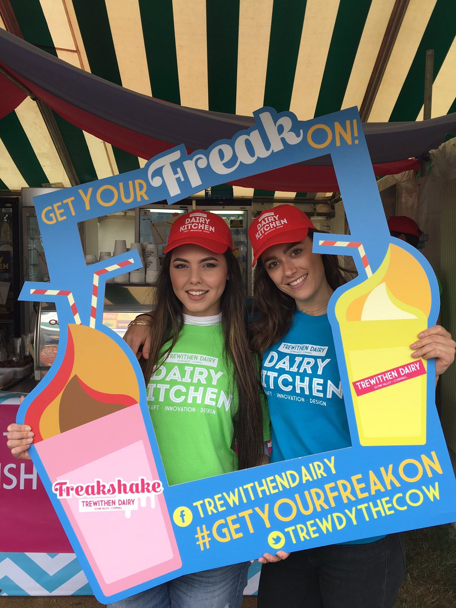 Say hello to May and Gussy. Post a pic to our social media channels to get 50p off our Freaky #milkshakes  #smoothies and Tea #lattes #RCS17