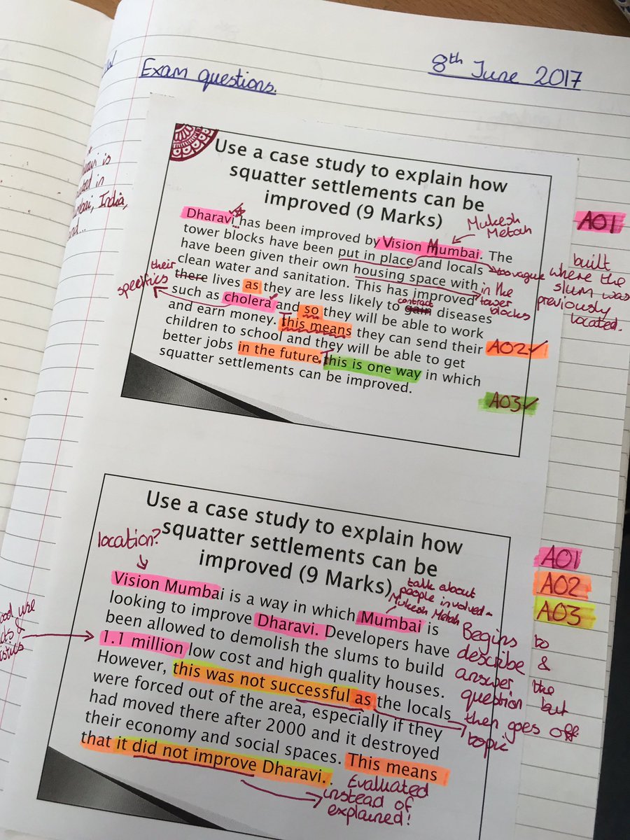 SWCHSGeography's tweet image. Our Yr9 being very critical about exam answers today! No full marks awarded but improvements made 🖋✔️#assessmentobjectives