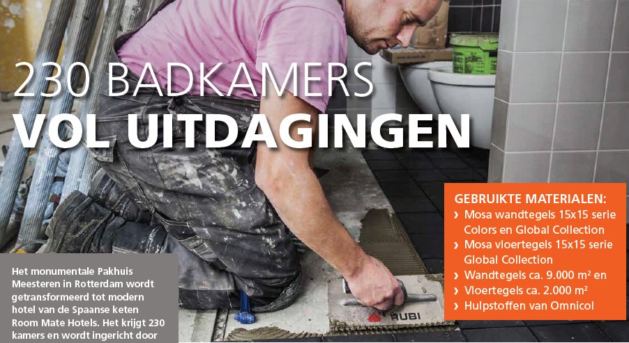 Mooi project in beeld: lees het hele artikel op: bmn.nl/bmn-krant/tege… @mosatiles <a href="/Omnicol/">Omnicol</a> #vijfsterrenpuzzel #teamwork #doenwe!