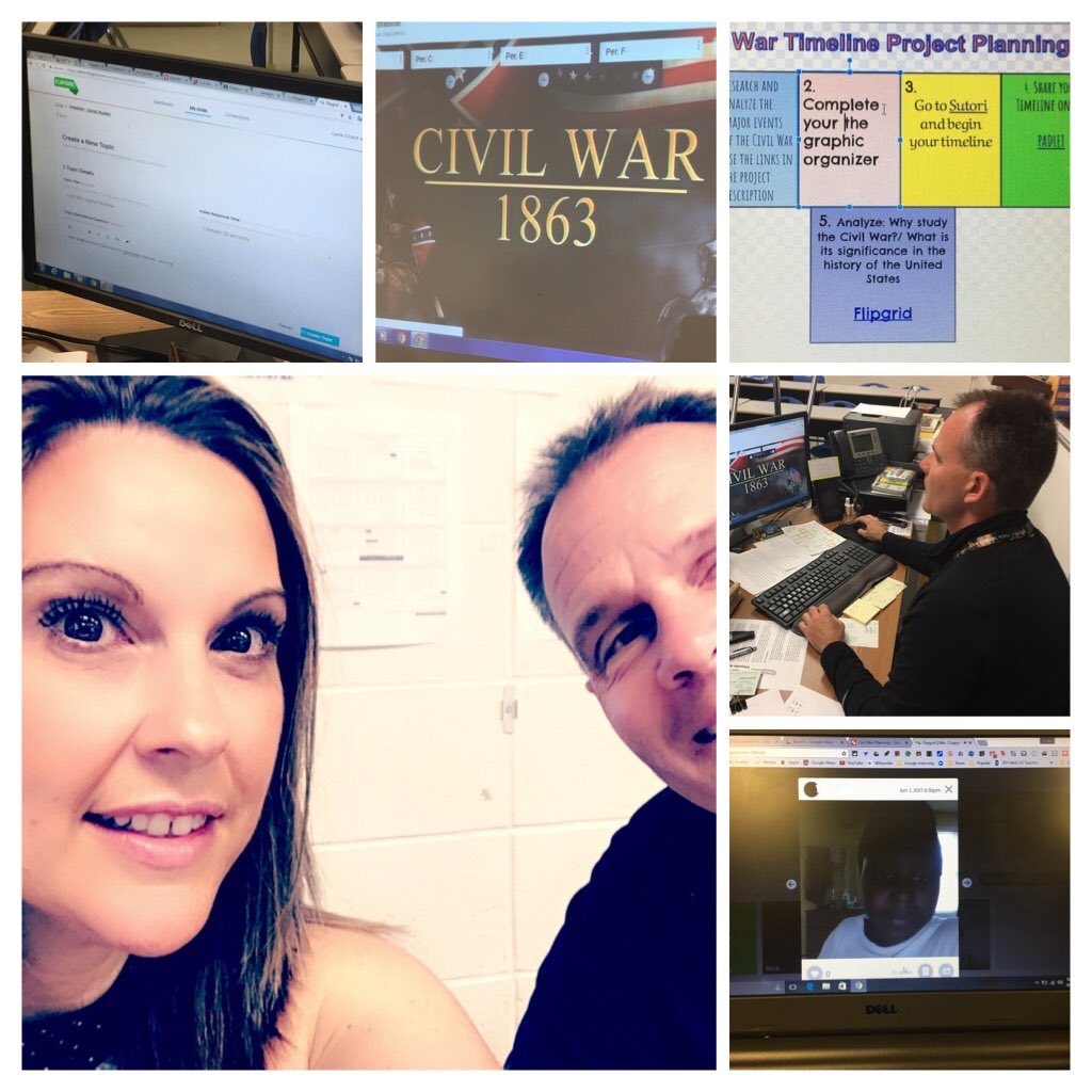 LennonCorey's tweet photo. Students thinking like historians. Thx @padlet @flipgrid @SutoriApp amazing learning and high level thinking happening! ⭐️⭐️ https://t.co/Q2YCyQFF3n