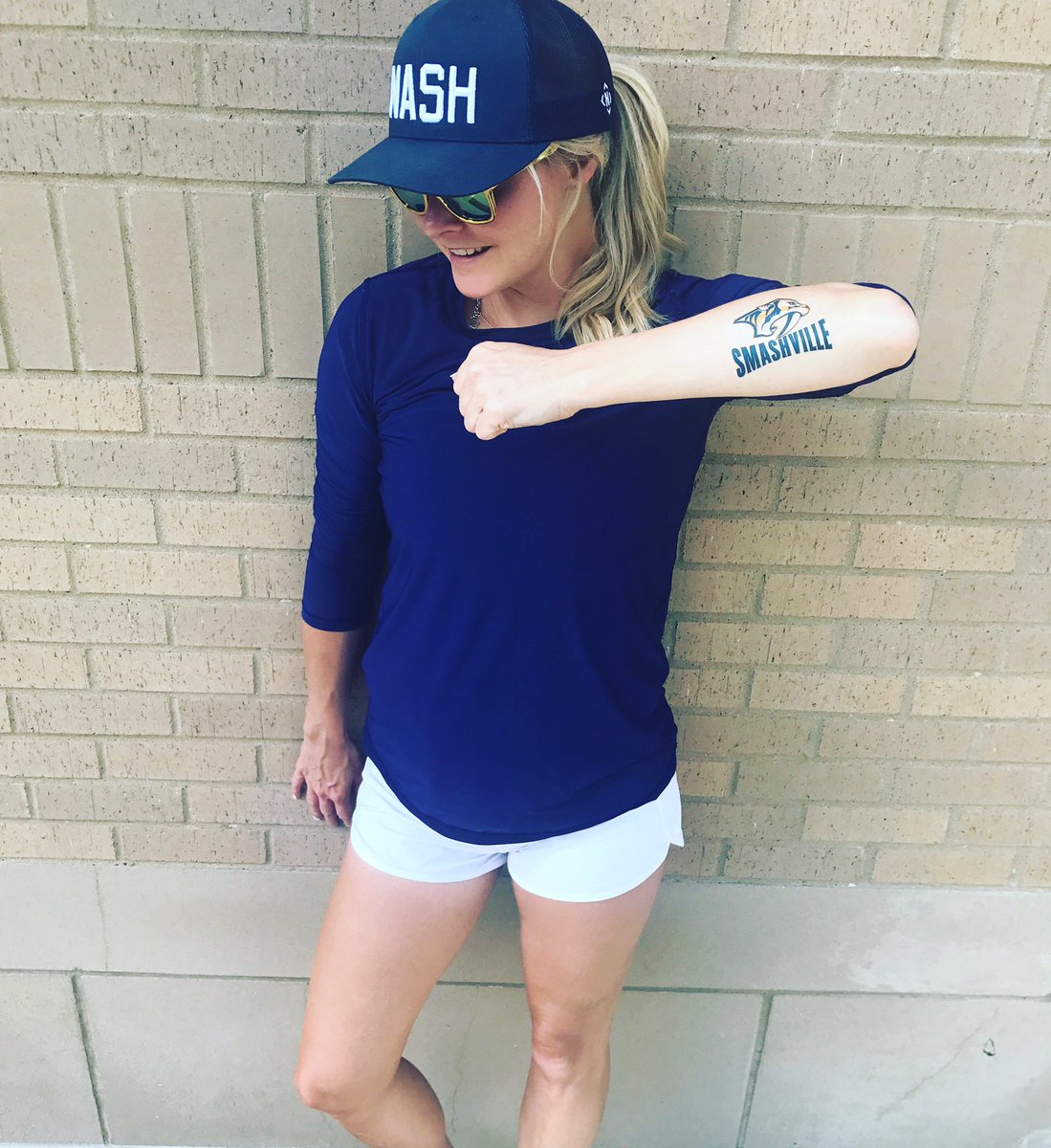 inspotats's tweet photo. S M A S H V I L L E!!!  We have Preds tats!!  If you need some for the game, for a party or for Preds Pride email us - inspotats@gmail.com https://t.co/F9uRmUxruU