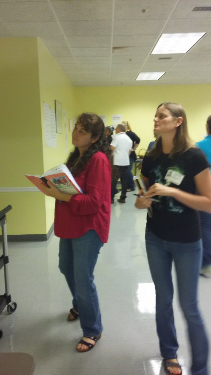 ManateeScience's tweet photo. Secondary teachers looking at science assessments for ELL students.  Four days of great PD. @Manateeschools @debraestes #studentengagement https://t.co/JHi2atz8gb