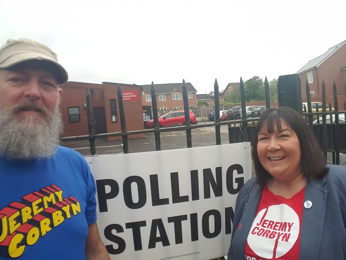 #ElectionTurnout weve voted #Labour @jeremycorbyn #VoteLabour #GE2017 @Tuckleton @sammicraig117 @alallbutt @CllrRuthRosenau @NevilleSouthall