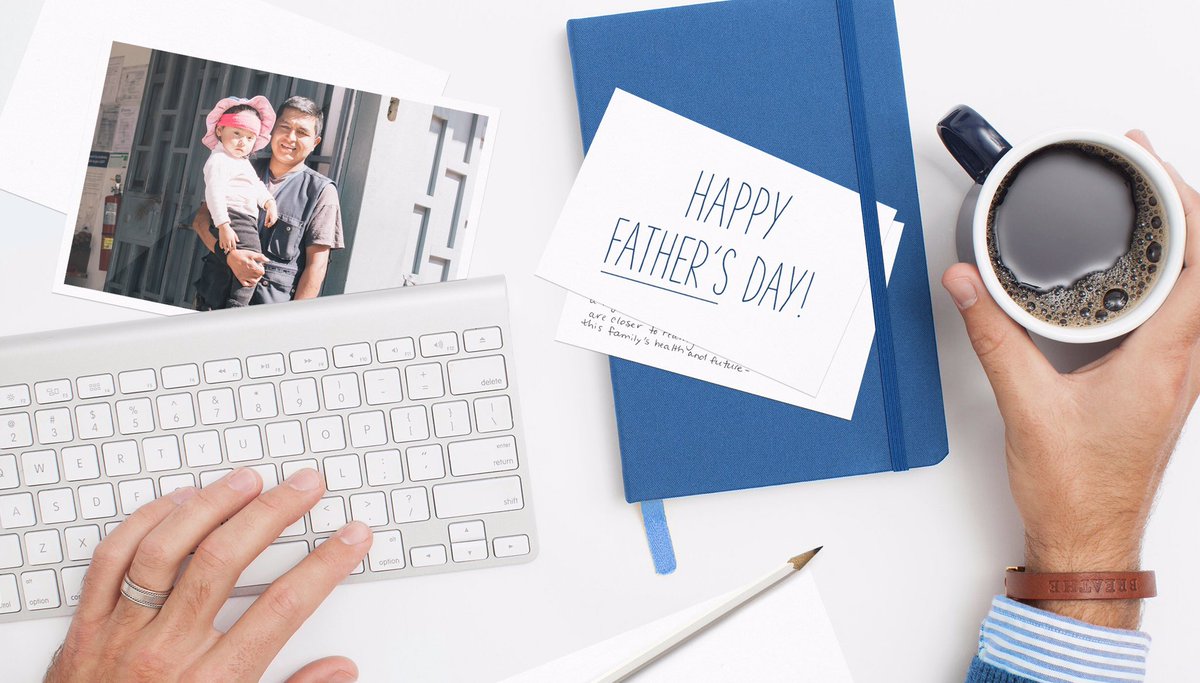 Water's tweet photo. This #FathersDay, make a donation to @water in honor of a dad in your life! 💙Honor dad and change lives now at https://t.co/KBpTuBm2lC https://t.co/Xi7PEDbdVR