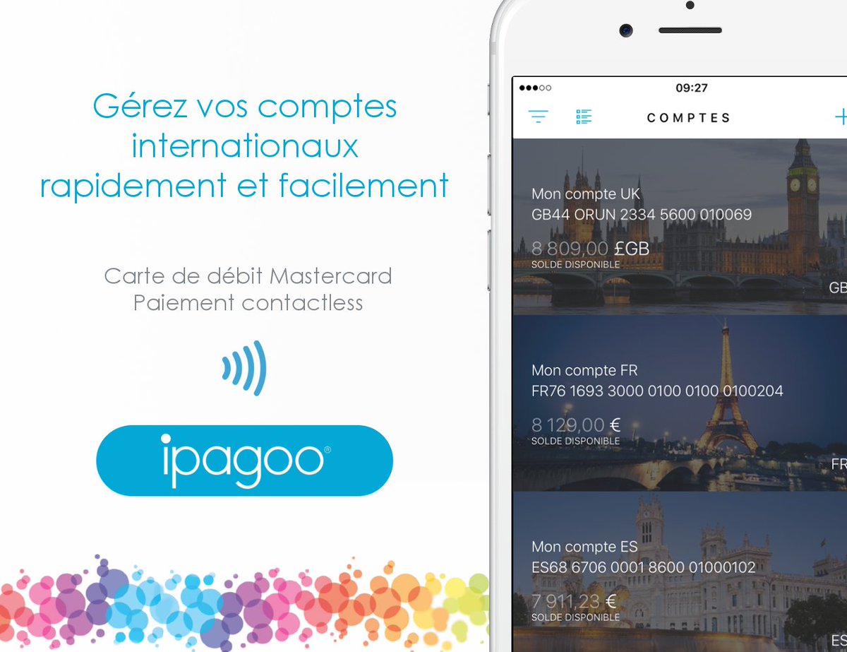 ipagoo_france's tweet photo. Gérez vos comptes directement depuis votre App et découvrez la carte de paiement intelligente pour faciliter et sécuriser tous vos paiements https://t.co/arFbfAUX49