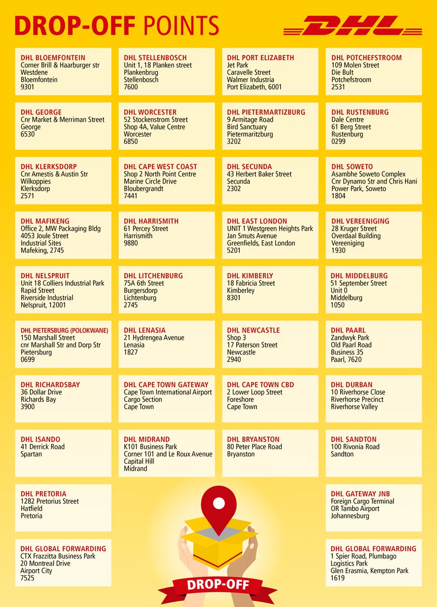 <a href="/DHLAfrica/">DHL Africa</a> generously offered to channel all donations in support of #KnysnaFire victims. <a href="/WesternCapeGov/">Western Cape Gov</a> grateful. <a href="/nomafrench/">French Mbombo Prof, PhD, MPL</a> <a href="/ivan2meyer/">Ivan Meyer</a>