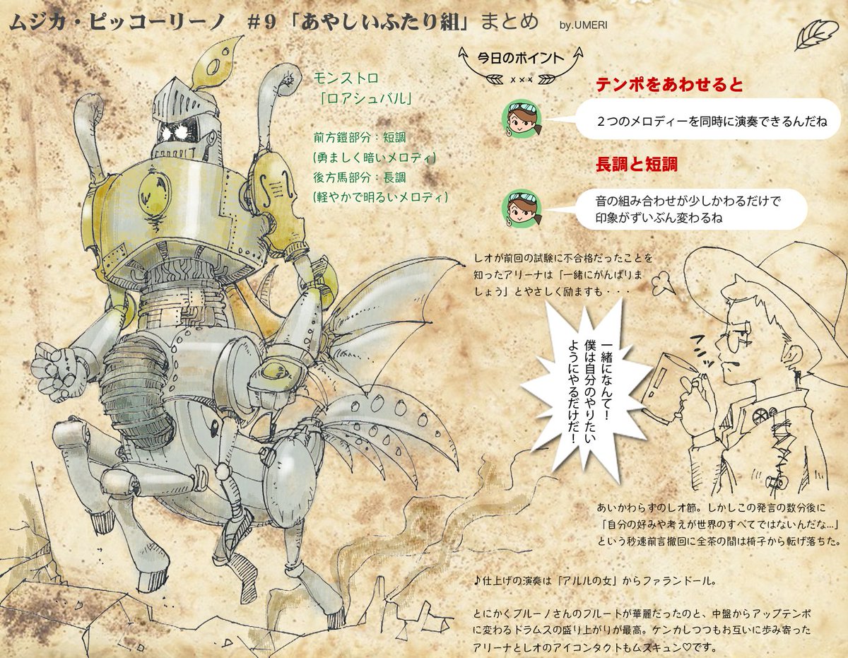 𝚄 𝙼 𝙴 𝚁 𝙸 در توییتر 遅くなりました モンストロ頑張ったから許して ムジカピッコリーノ