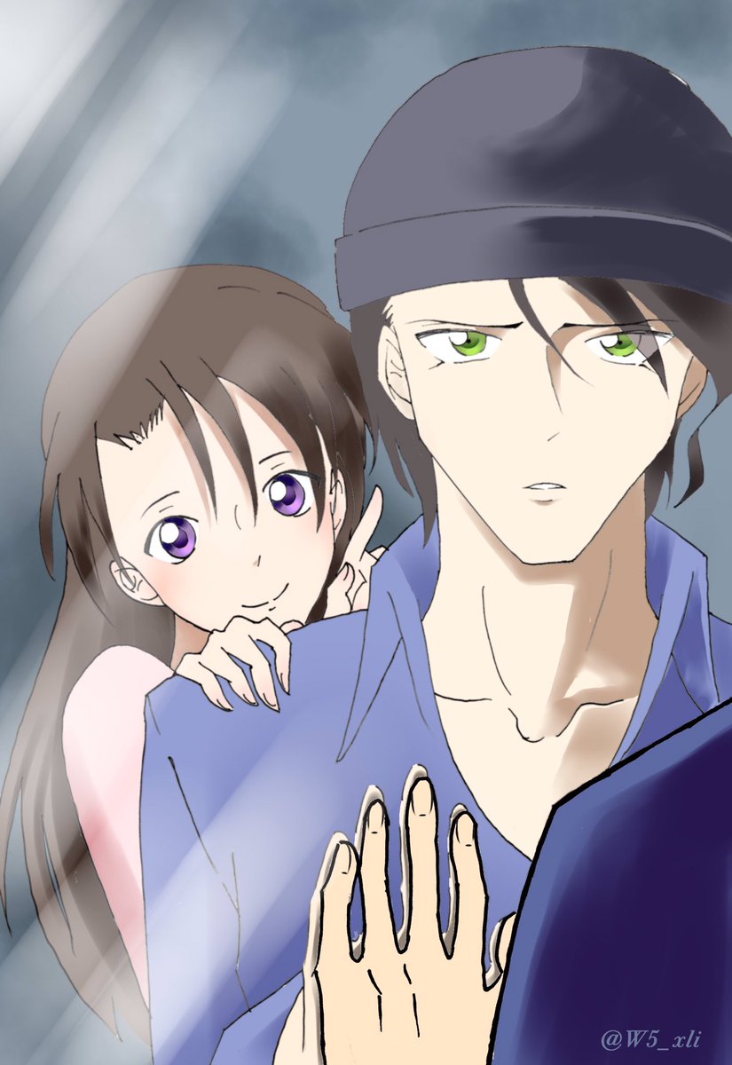 きまぐれ Pa Twitter コナンまじ快深夜の真剣制作60分一本勝負 お題 鏡合わせ 形式 イラスト キャラ 赤井秀一 宮野明美 そんな顔しないの 頑張って大君 遅刻すみません アイビスにやっと慣れてきたので描くスピードが上がりました もっと使いこなしたい