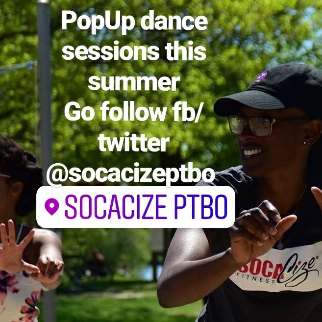 socacizeptbo's tweet photo. Today! 5:30-7pm weather is good! Try a Socacize kale smoothie @silverbeancafe. Dance fitness inspired by African/Caribbean music. #ptbo https://t.co/7hXrR7ZP11