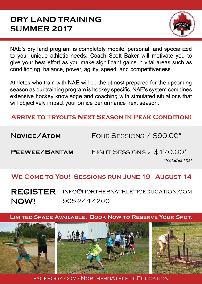theNAEnetwork's tweet photo. Looking to make improvements this summer to your game? Get in contact now to reserve your spot for our dry-land program. We come to you! https://t.co/cTsrc4gLnb