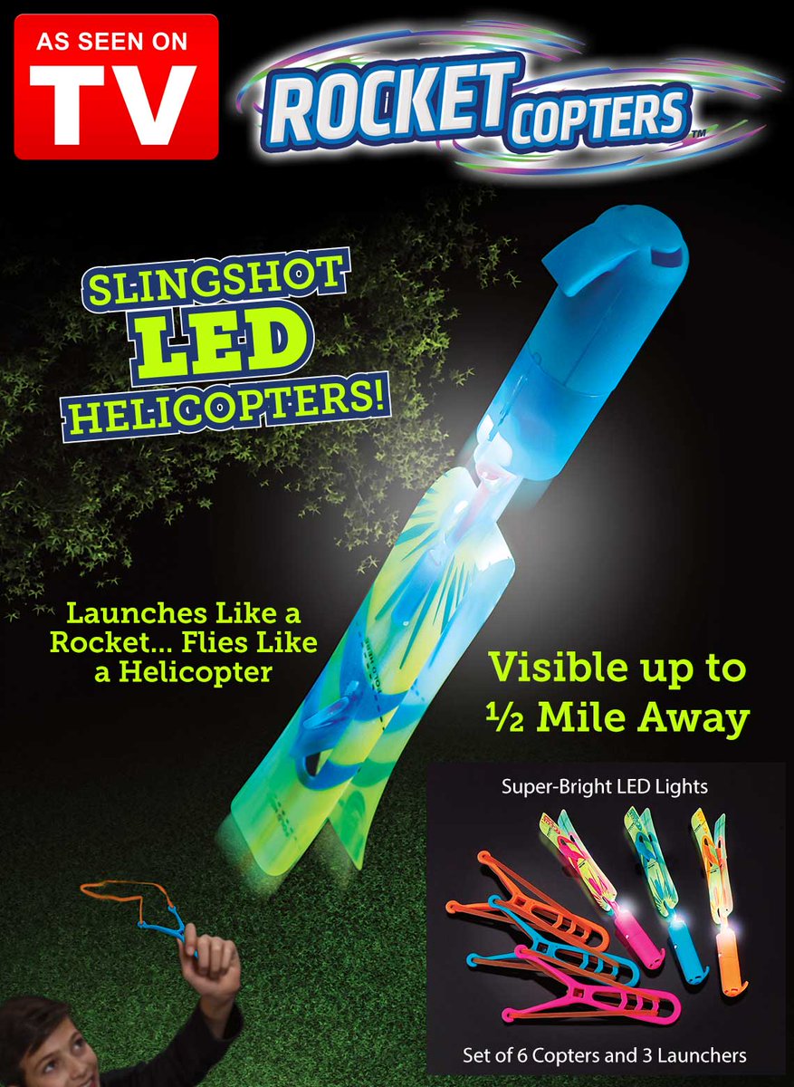 CarolWrightGift's tweet photo. Introducing #RocketCopters #AsSeenOnTV. Launch like rockets and fly like helicopters.... fun for the whole family! https://t.co/dHngvfZqrN https://t.co/uDtyMyLiQY