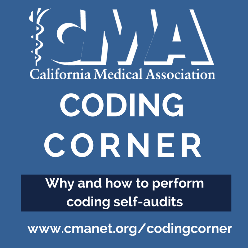 CMAdocs's tweet image. New #CodingCorner! Learn more about coding, compliance & documentation issues pertaining to physician billing. cmanet.org/resources/reim…