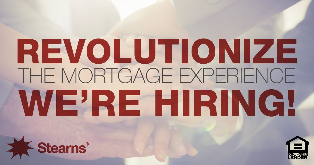 joinstearns's tweet photo. We're revolutionizing the mortgage experience. Account Executives in #NewJersey, contact us today! nhartke@stearns.com. NMLS#1854 https://t.co/tOoNNdixHX