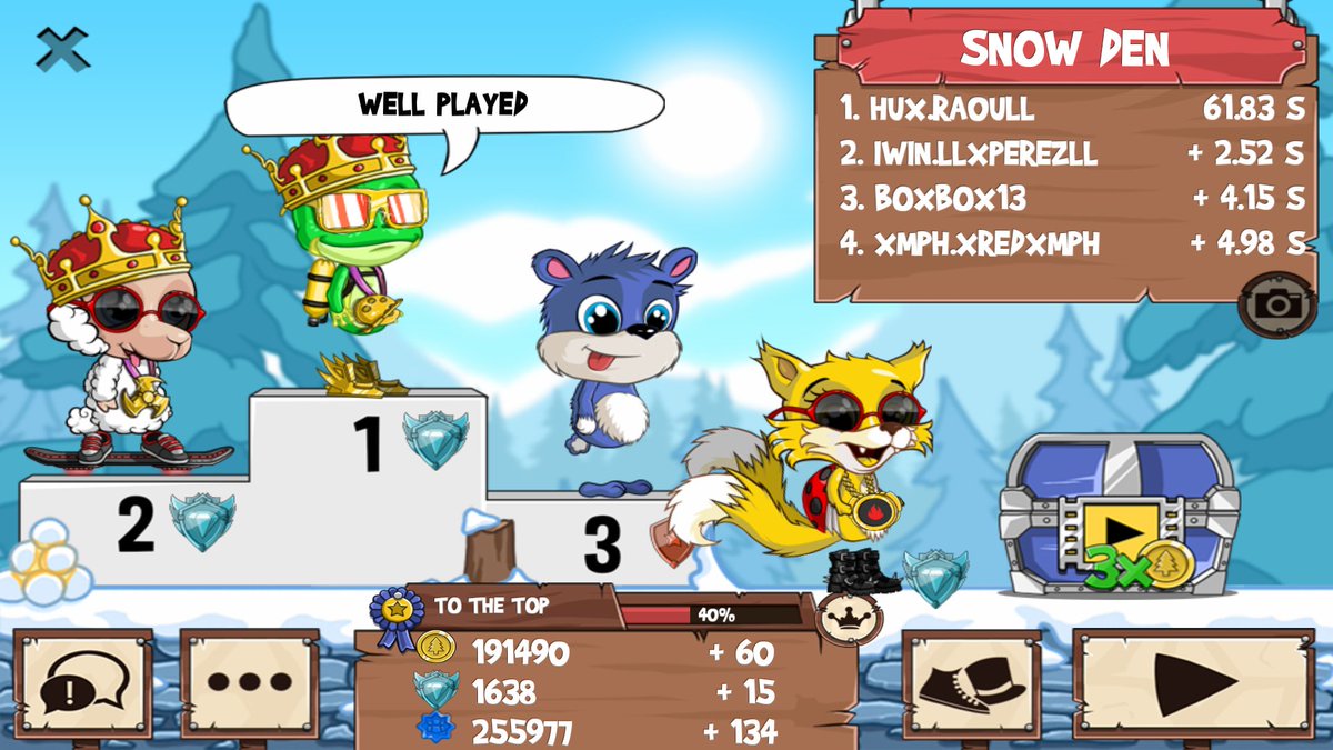 RaoullGri's tweet photo. I just beat a golden fox! #funrun2 #llxperezll #BoxBox13 #xREDxMPH https://t.co/0zlMt2I8Zj