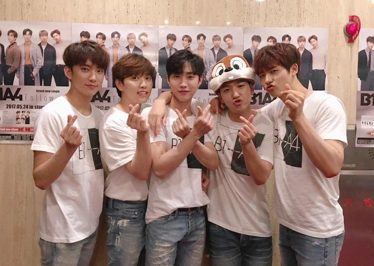 B1A4official_jp's tweet photo. 名古屋BANA~~‼️
楽しかったよ✌️ありがとう~❤️

😍😍😍😍😍

〜B1A4は #Be_the_one tour中〜
#B1A4 #BANA #名古屋 https://t.co/k0HCWSpLsk