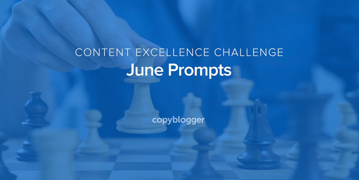 letshosttalk's tweet photo. 2017 Content Excellence Challenge: The June Prompts - Copyblogger https://t.co/xlZbtLbm3K https://t.co/BmW0Qfflbk