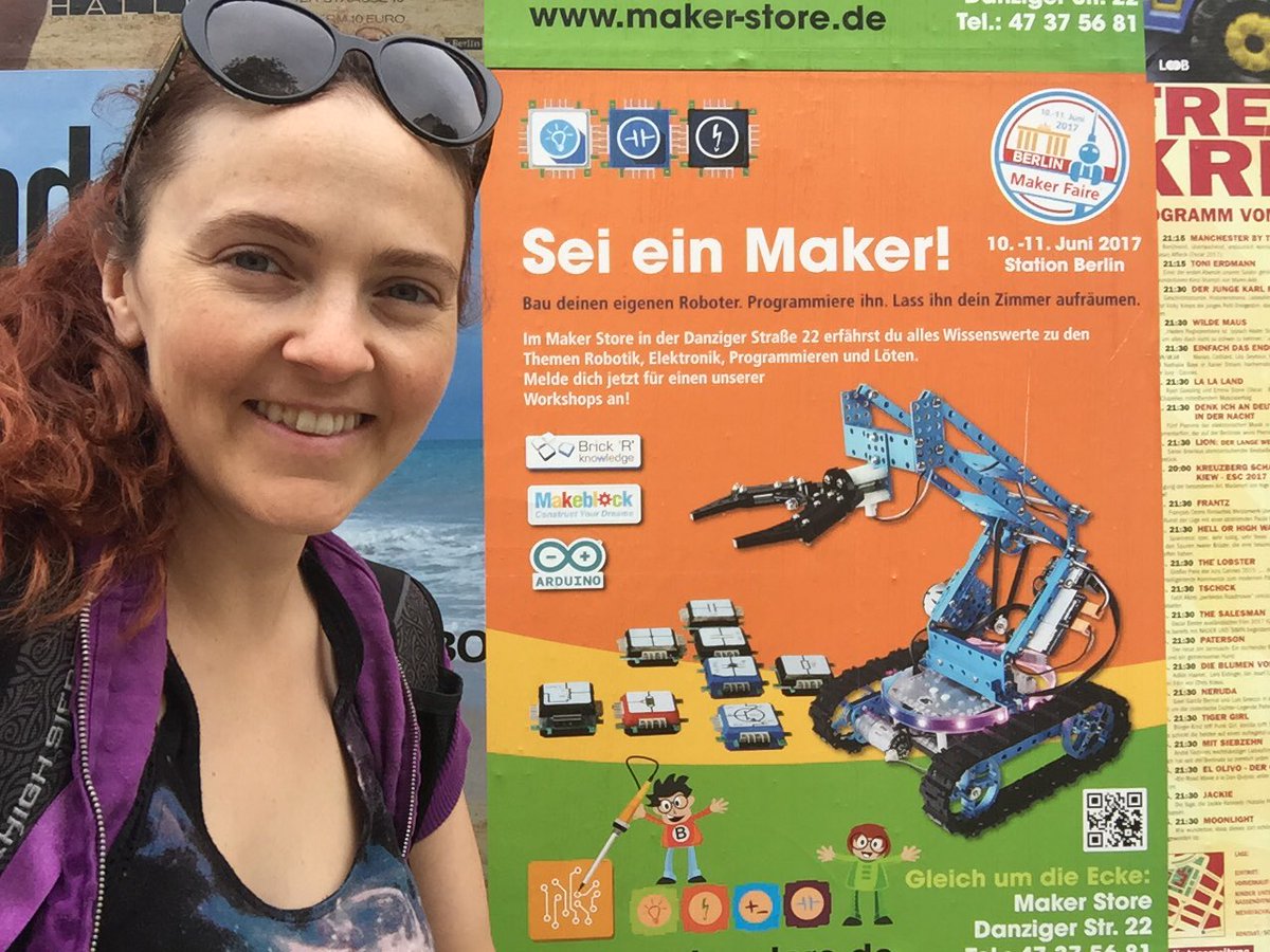 TenayaHurst's tweet image. @MakerFaireBER @BrickRknowledge @ArduinoOrg @arduino #makerfaireberlin #ArduinoStore maker-faire.de/vortrag/berlin… Check out my talk at the faire!
