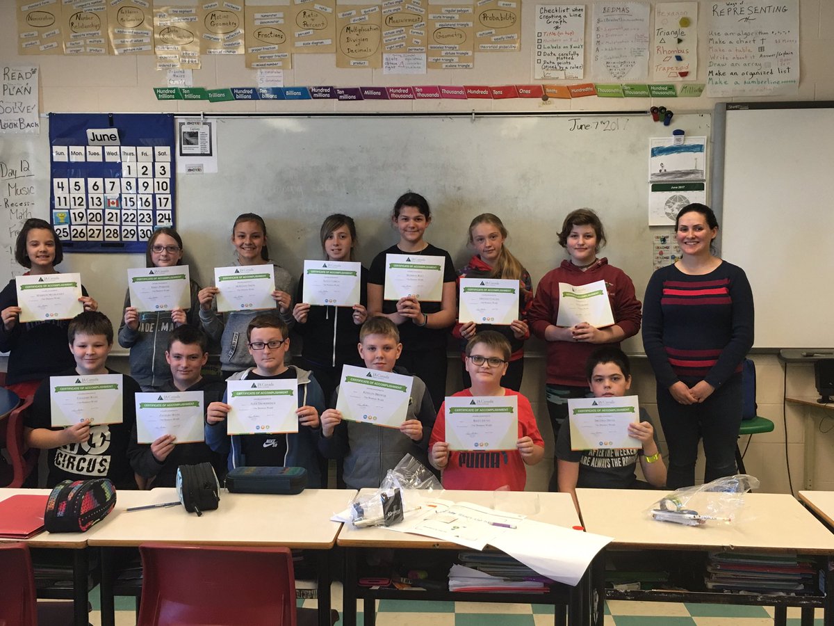 susie6633's tweet photo. Today i finished the JA - Our Business World program at Tricentia Academy. Love volunteering with Junior Achievement @NalcorEnergy https://t.co/CXx5hFNepJ