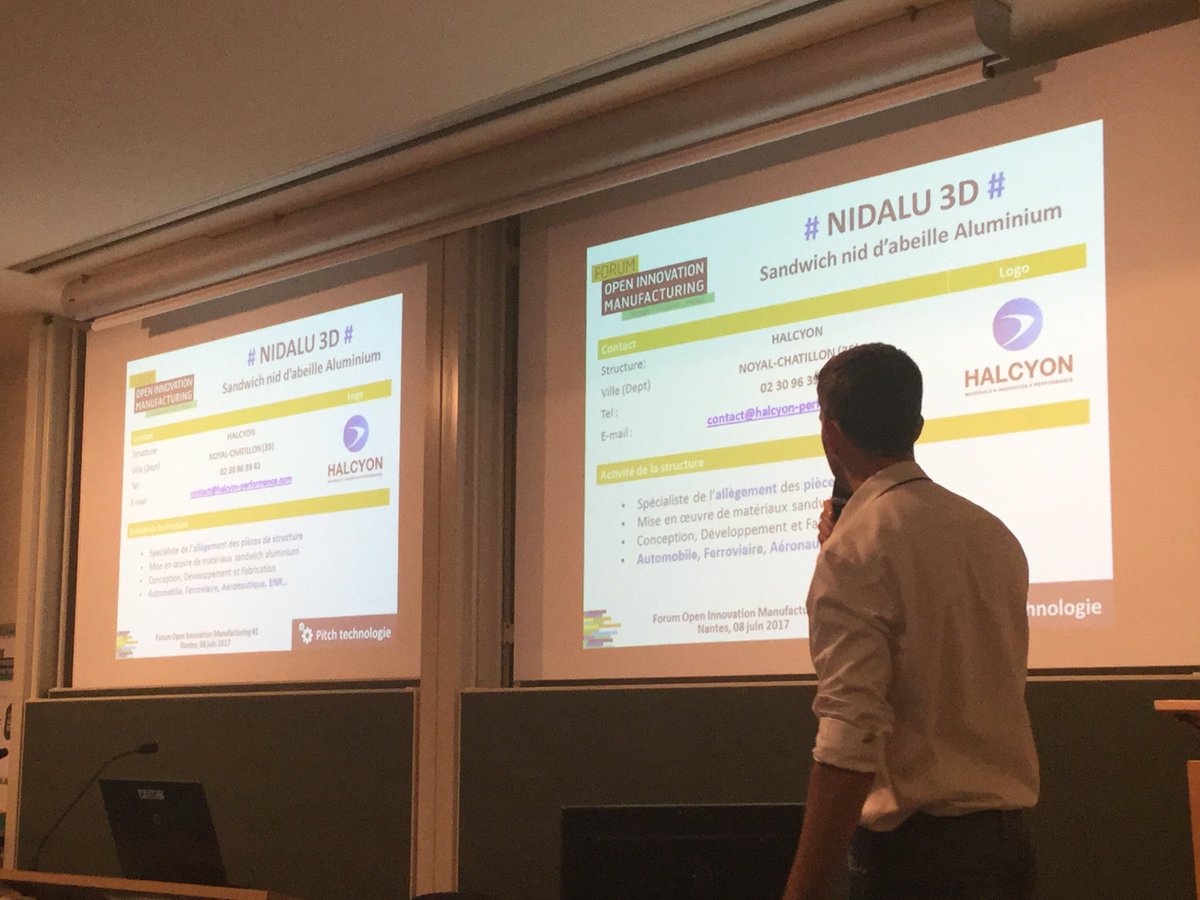 Polemc2's tweet photo. #FOIM17 Solution industrielle : #HALCYON a 1 procédé breveté innovant qui permet la réalisation de pièces techniques structurelles ! 💡 https://t.co/2xUFUaTwL8