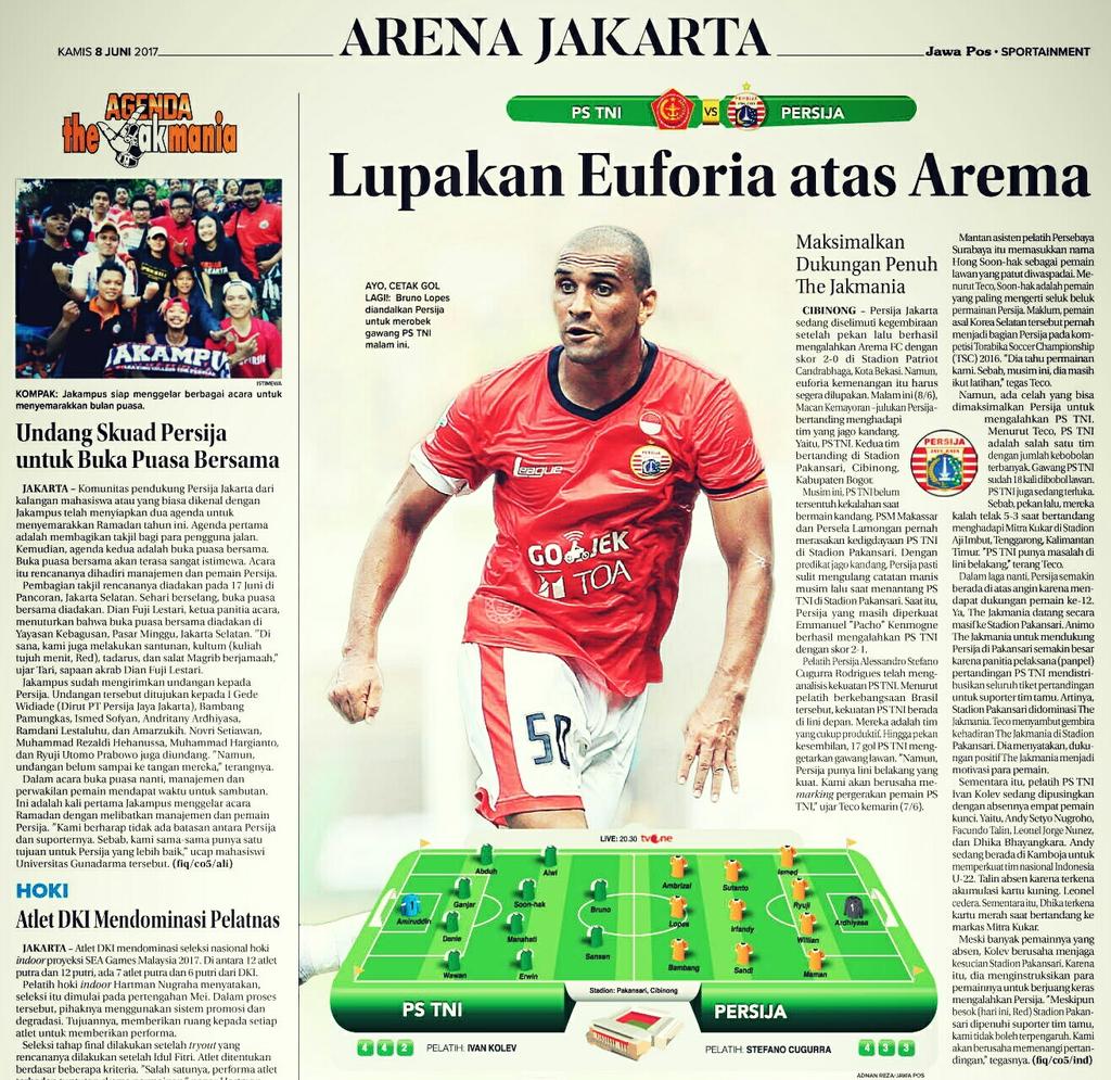 GAK SALAH hari ini gw pasang gede foto si Bruno Lopes..  😀😀😀