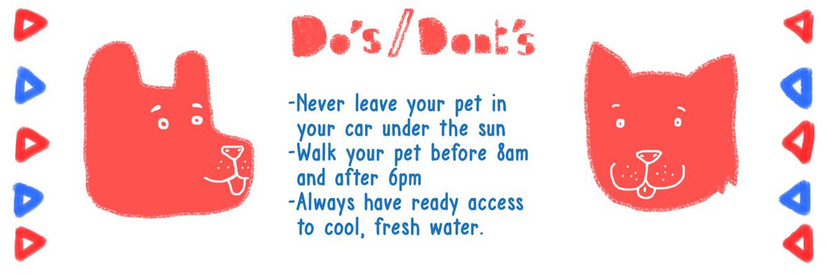 whatspup_'s tweet photo. The tem-purr-ature is rising! Your pet is panting in the heat,with these tips, you will be able to keep your furry friend fresh! #PetCare https://t.co/FBTLXKmCfN
