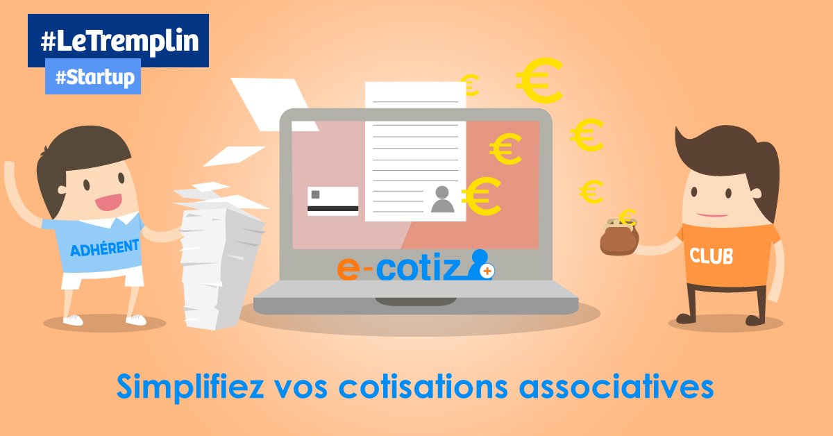 Simplifiez la vie de votre asso. sportive ac la #startup @EcotizFR,récoltez des inscriptions &amp; paiements en ligne ➡️ ow.ly/Ulec30cmIiB