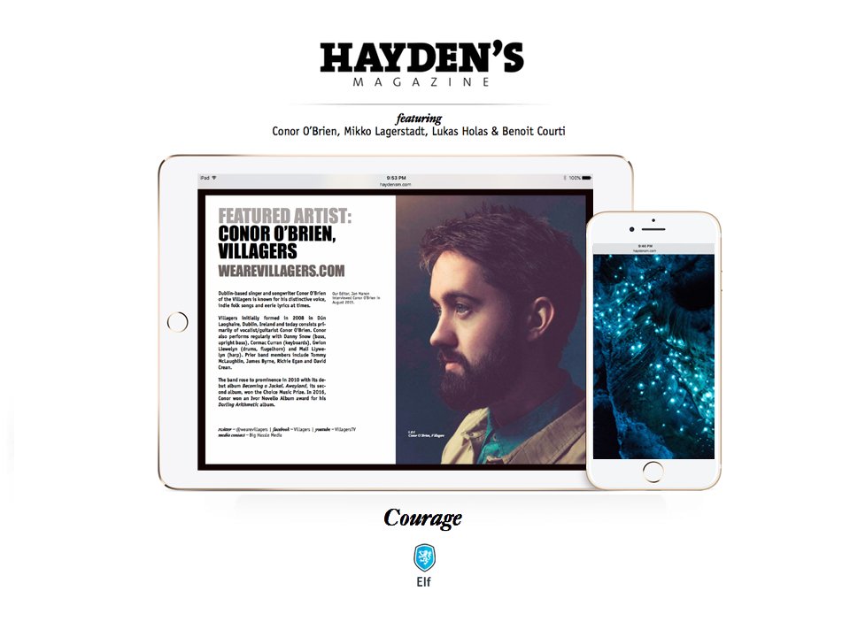 elfproductions's tweet photo. Happy to share our 2017 Hayden's issue Courage is live @issuu! Soon we'll be on @Apple News! Hayden's is over 9 M. https://t.co/kI4wyvbys2 https://t.co/ictwKuO6E7