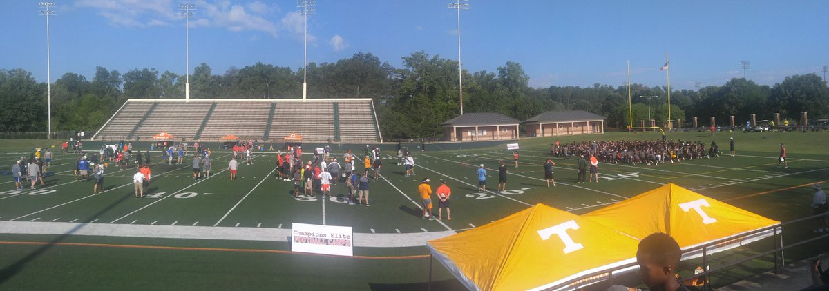 _lulujenkins's tweet photo. Cherokee County &amp; Sequoyah HS in the house!!!  2019 DB Emmanuel Jenkins and WR Cole Jacobs @ Champions Elite Football Camp https://t.co/aj0huMibB0