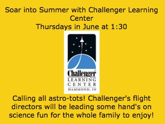 ChallengerNWI's tweet image. Explore comets TODAY with us at @Bellaboobat #summersciencefun