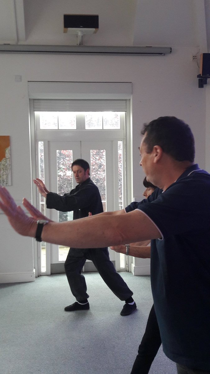 HftRecoveryCol's tweet photo. Relaxing at Thursday afternoon's t'ai chi class #taichi #recovery #leestyle #MentalHealthMatters https://t.co/X0BKpTlH4w