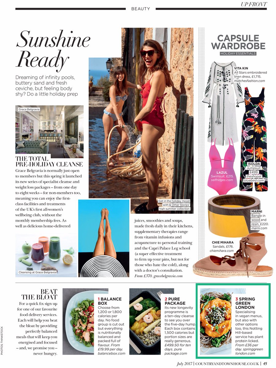 SpringGreenLDN's tweet image. Check us out in @CountryandTown's July issue!