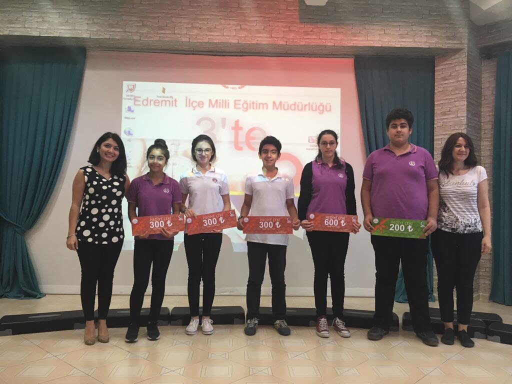 İlçe MEM'in düzenlediği Hedef 3' te 3 projesi kapsamında yapılan deneme sınavlarında başarı gösteren öğrencilerimizi tebrik ediyoruz.