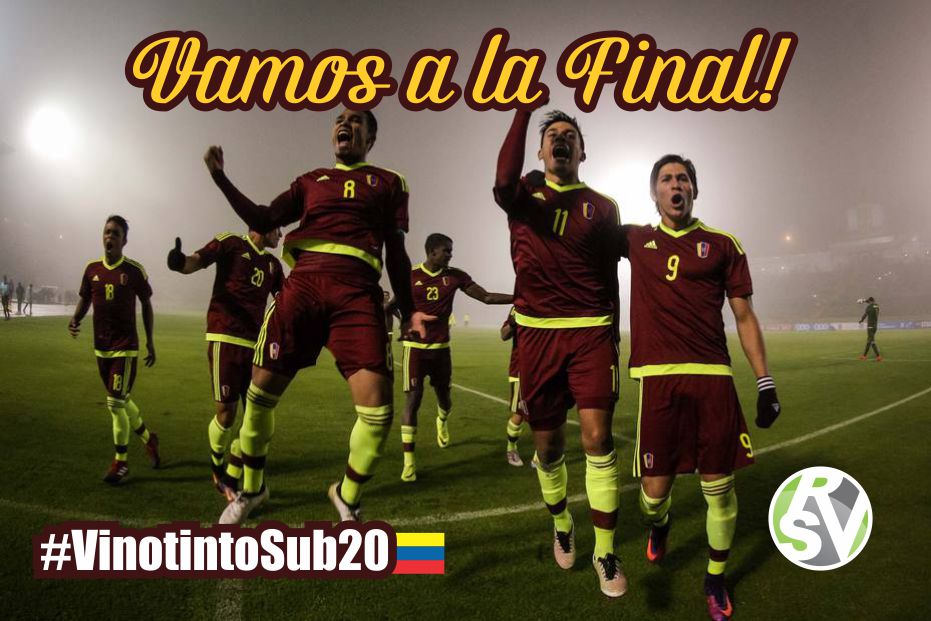 Arriba la #VinotintoSub20 !!!! 🎉🎉
