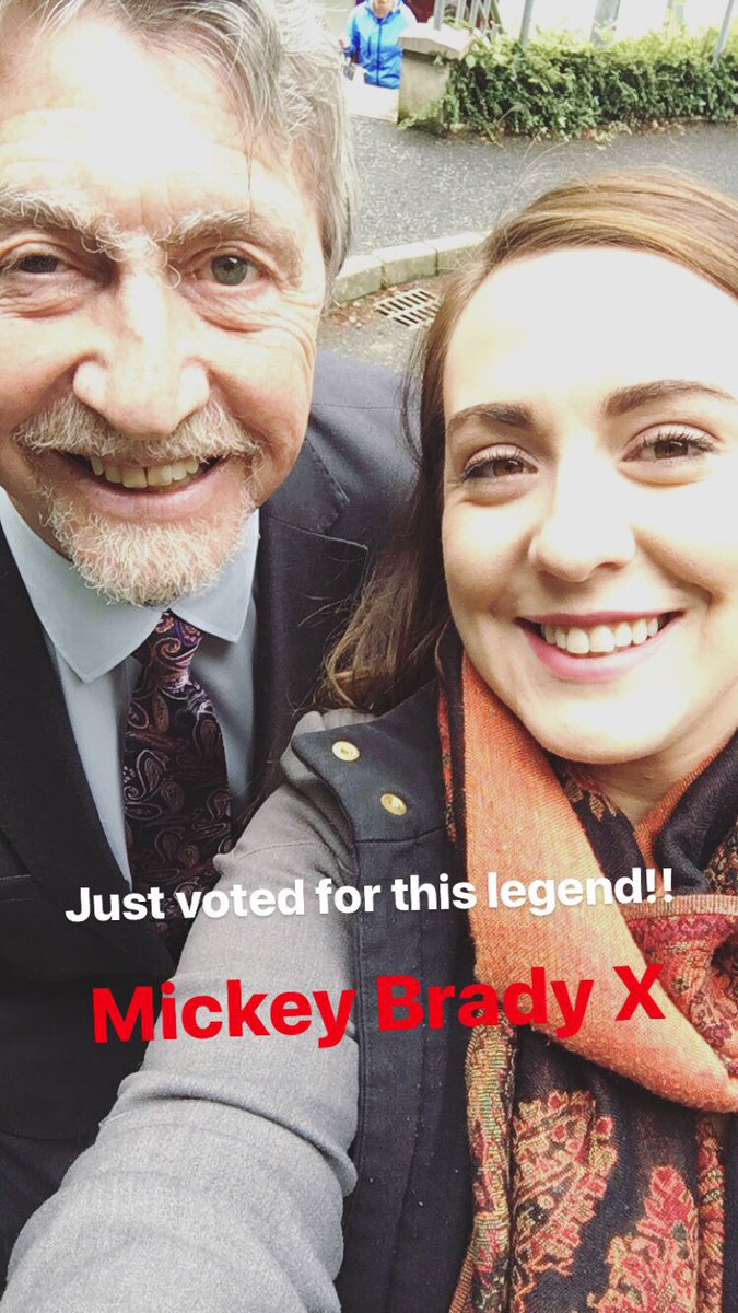 megan_fearon's tweet photo. Out & about today with @MickeyBradySF - a great friend & tireless worker. It was a proud moment to vote for him again #NewryArmagh #Brady4MP https://t.co/eooYdZlXSE